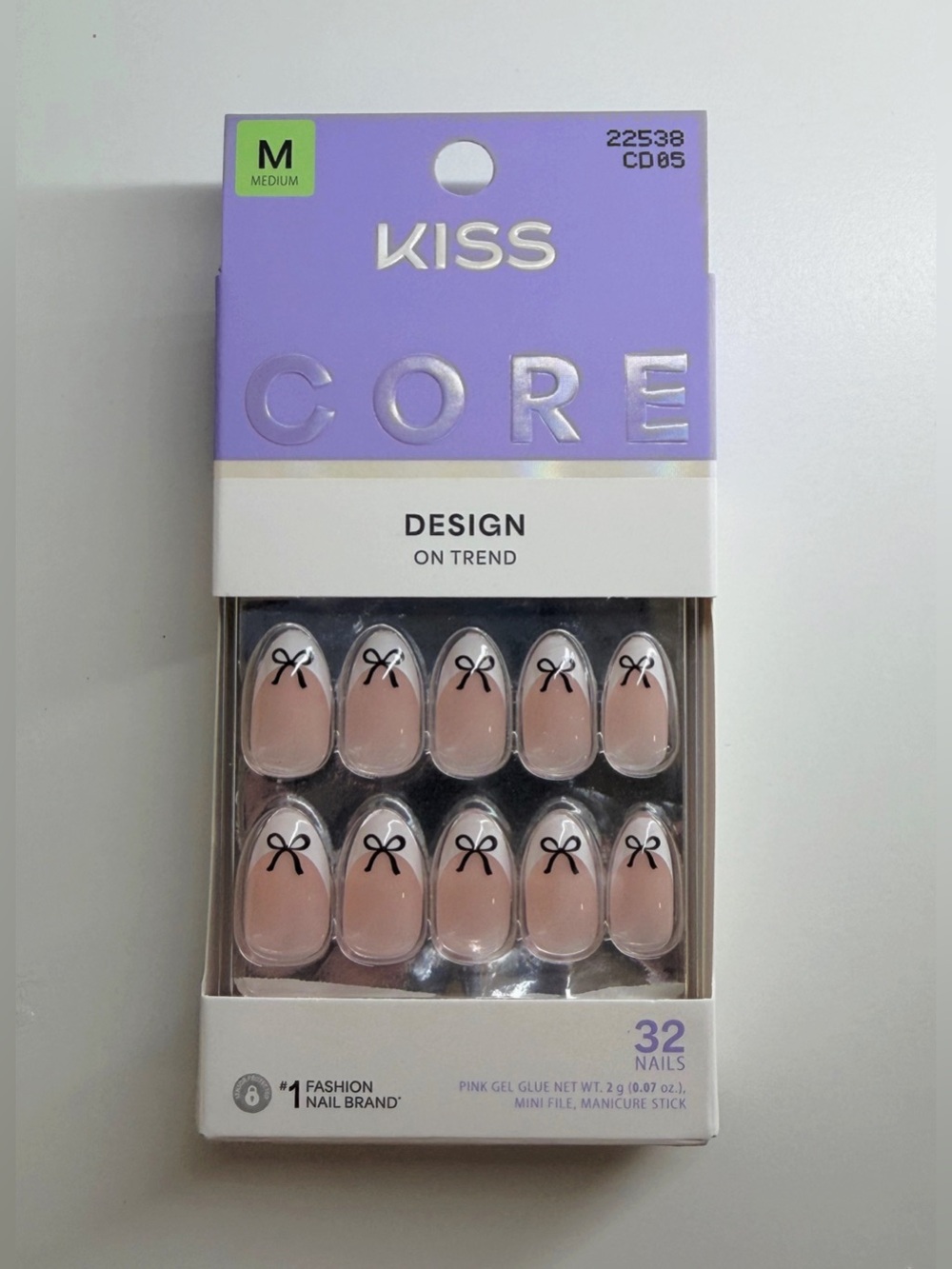 KISS Core Press-On Nails - French Bow
